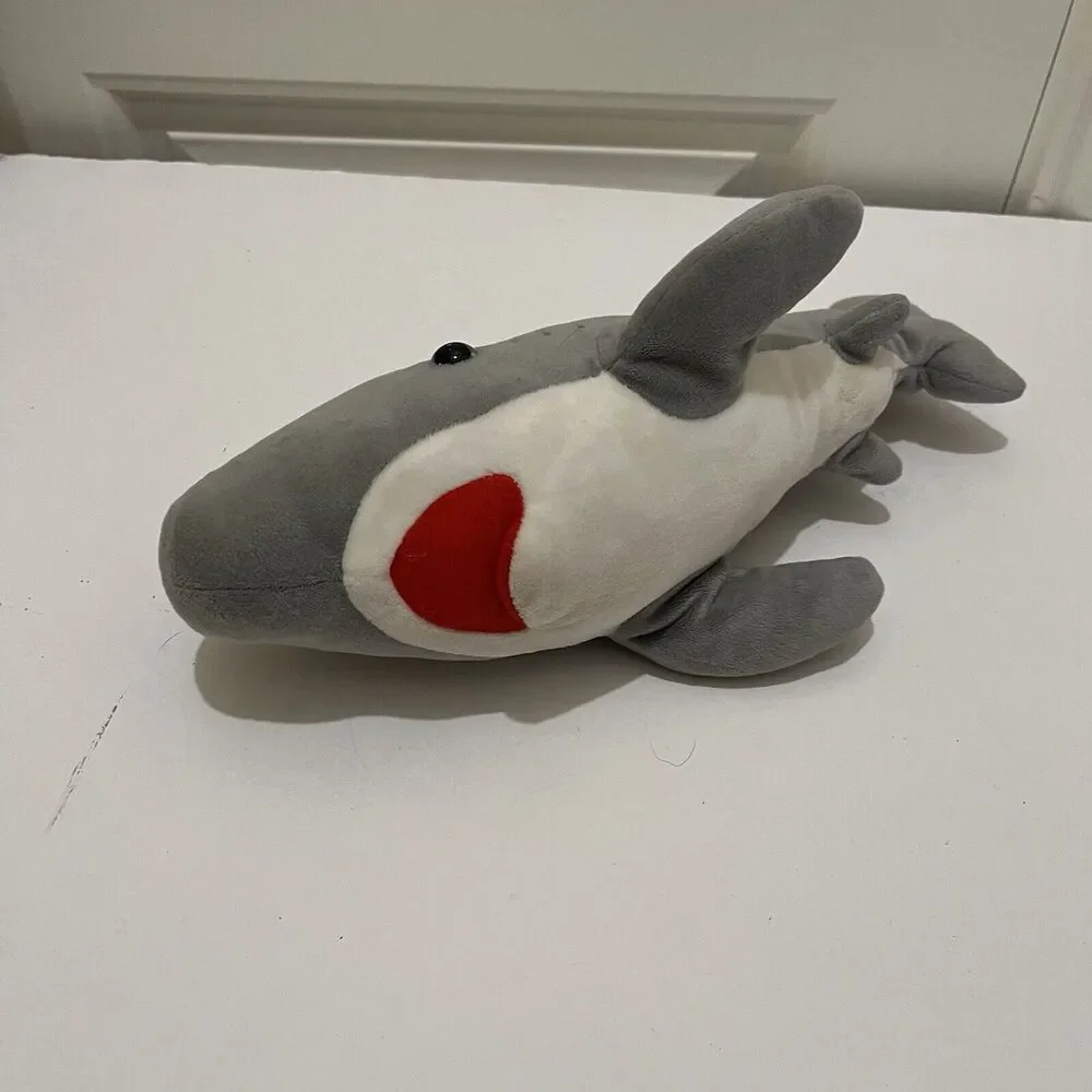 Great White Shark Gray Blue Plastic Eyes 14